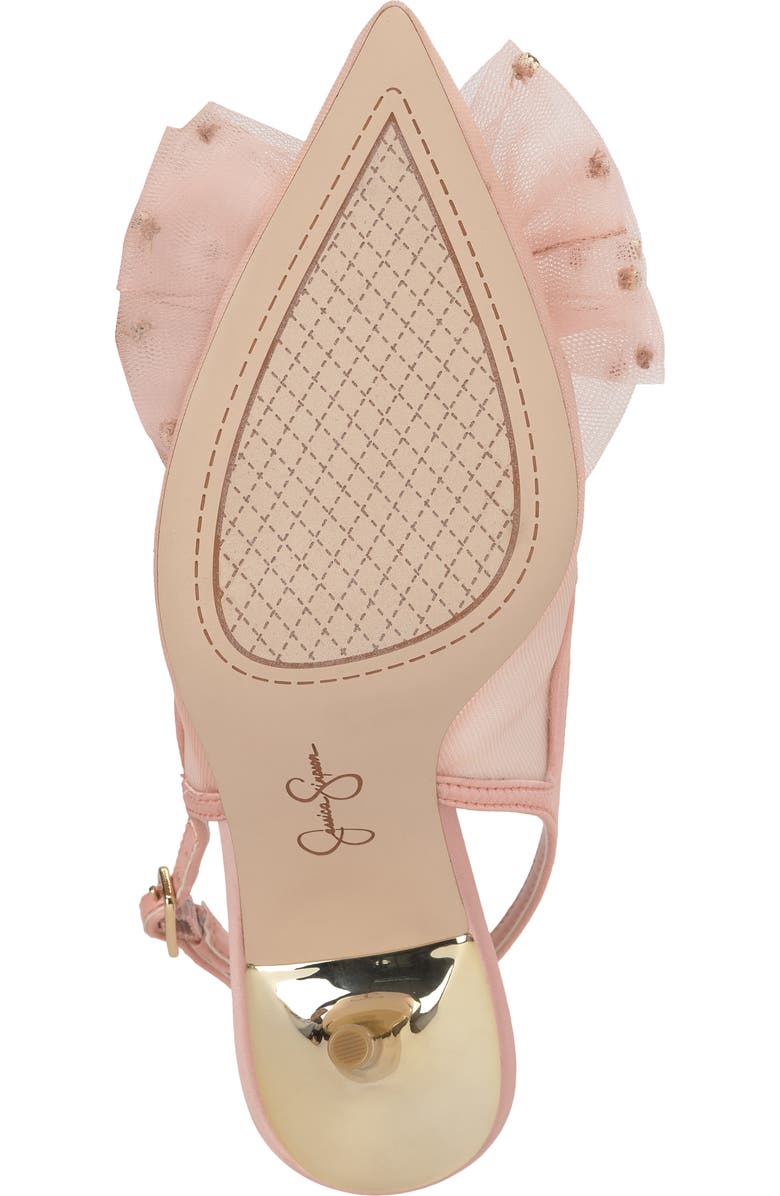 Jessica Simpson Lavilra Slingback Pointed Toe Pump, Alternate, color, Red 01