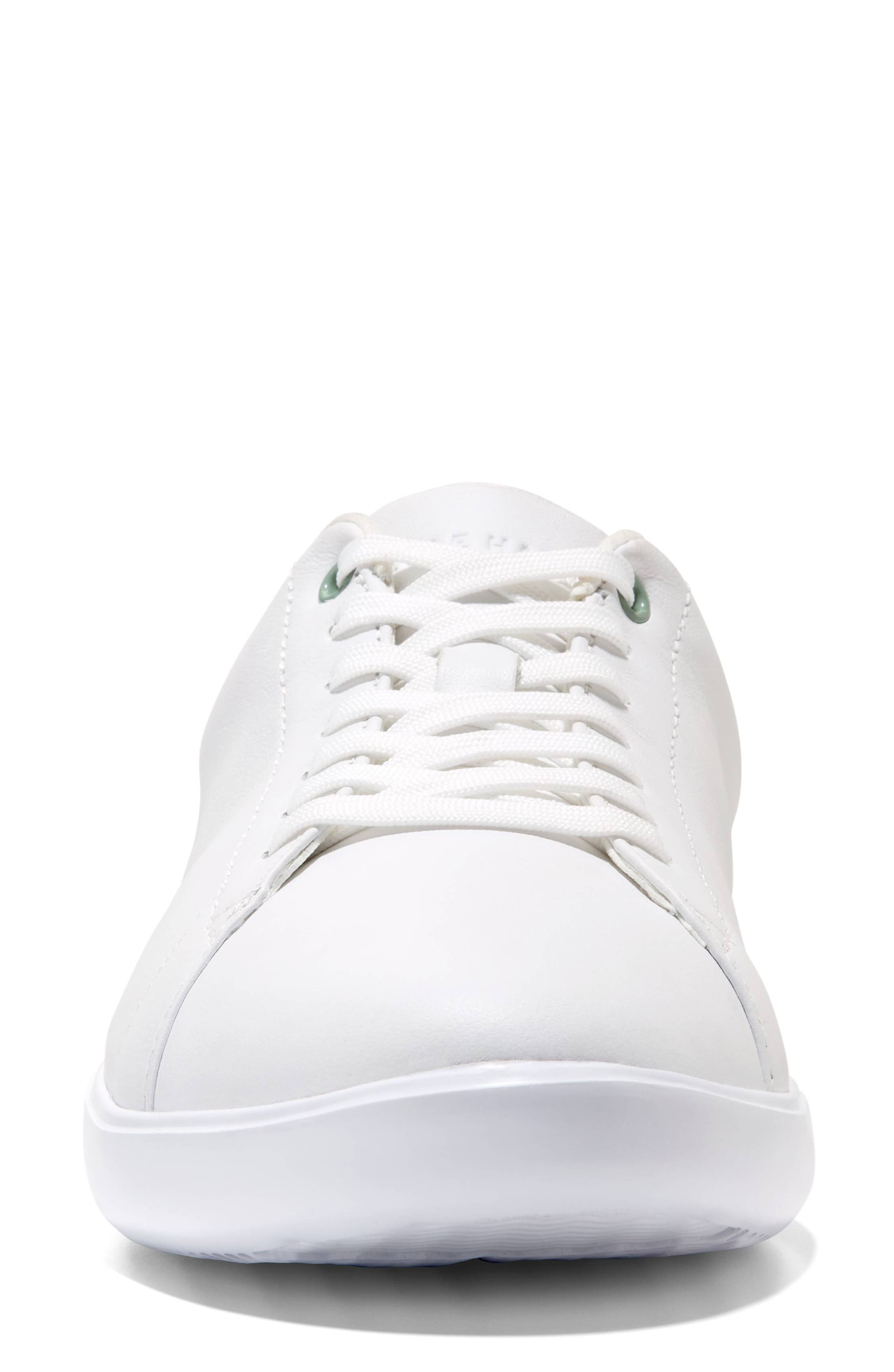 Cole Haan Grand Crosscourt Tennis Shoe, Alternate, color, White Leather / Lily Pad Croc