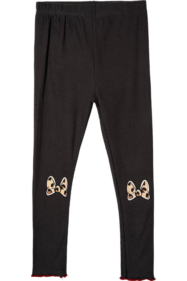 Sweatshirt & Leggings Set, Alternate, color, Minnie Leopard Black