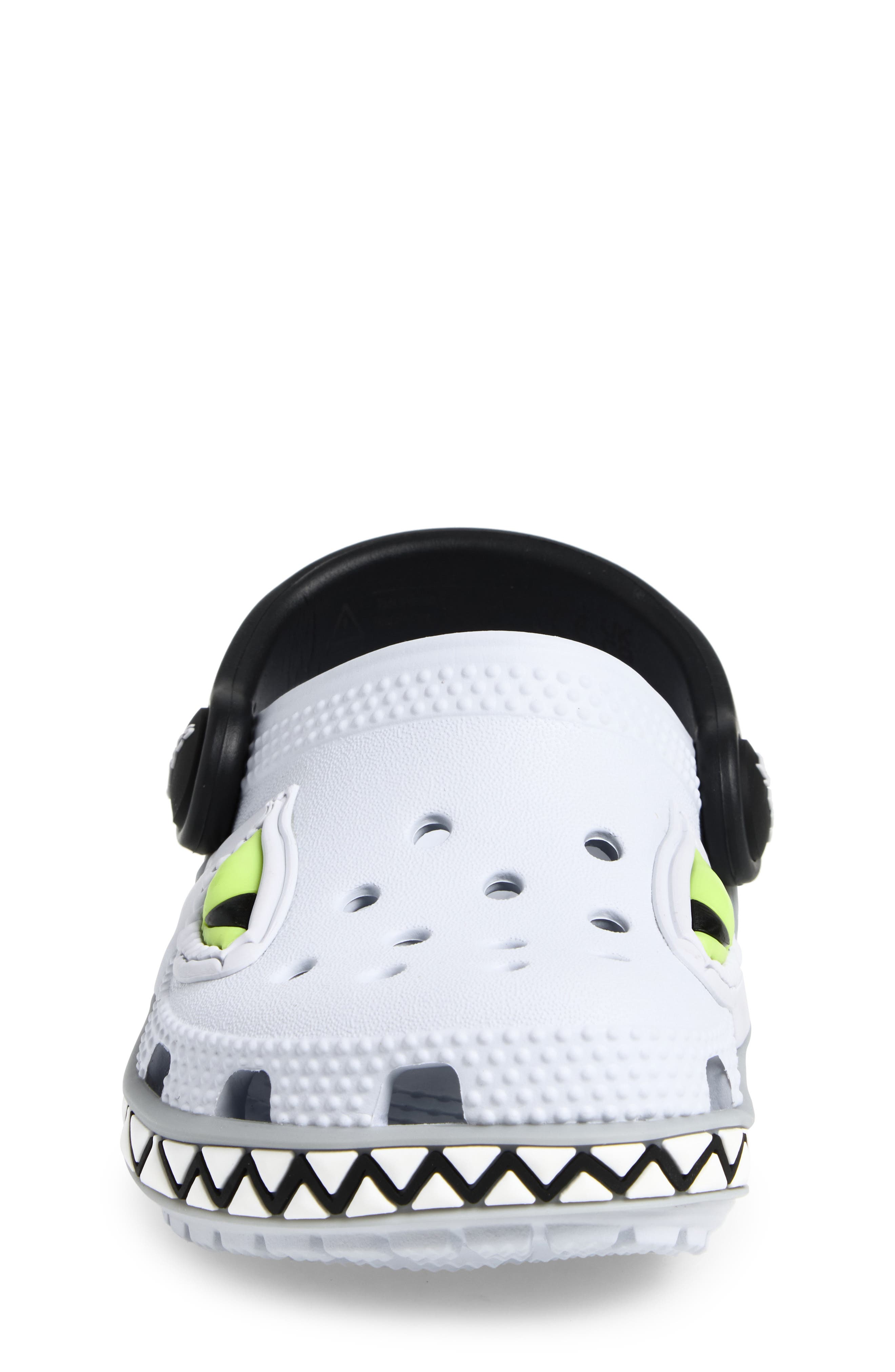 Kids' Classic Creature Lights Clog, Alternate, color, STEEL