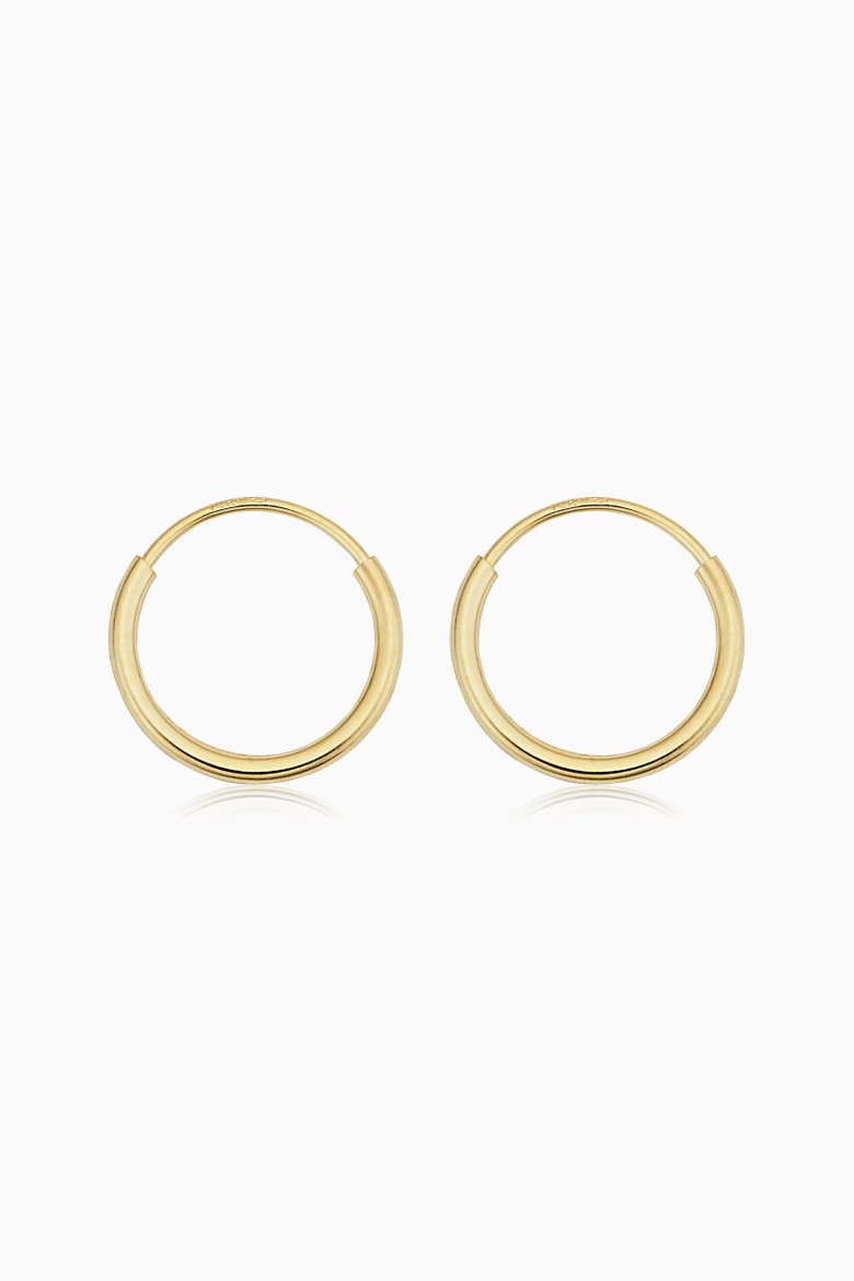 14K Yellow Gold Easy Day Petite Endless Hoops, Main, color, Yellow Gold