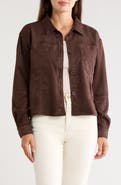 beachlunchlounge Shea Faux Suede Jacket