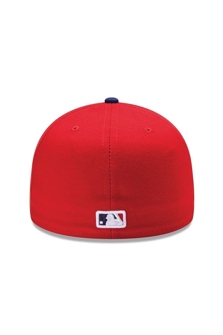 Men's New Era Red Philadelphia Phillies Authentic Collection On Field Low Profile Game 59FIFTY Fitted Hat, Alternate, color, RED