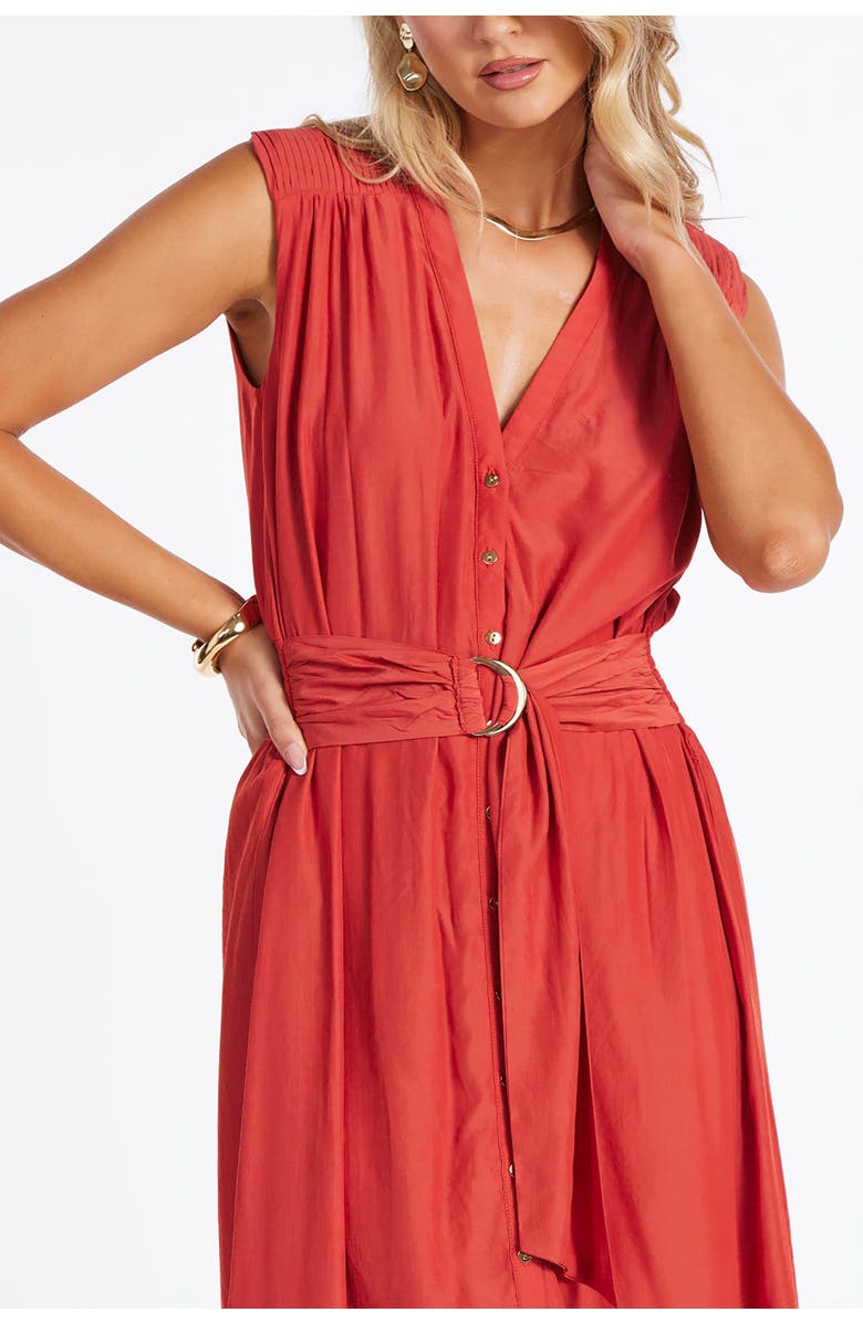 Bishop + Young Summer Soiree Dress, Alternate, color, Hibiscus