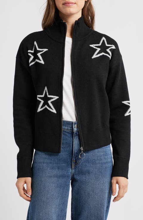 Star Zip Cardigan