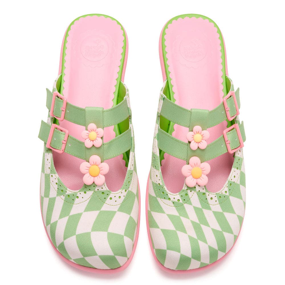 Hot Chocolate Design Shaken Squares Women's Mary Jane Clogs, Main, color, Shaken Squares