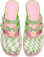 Hot Chocolate Design Shaken Squares Women's Mary Jane Clogs
