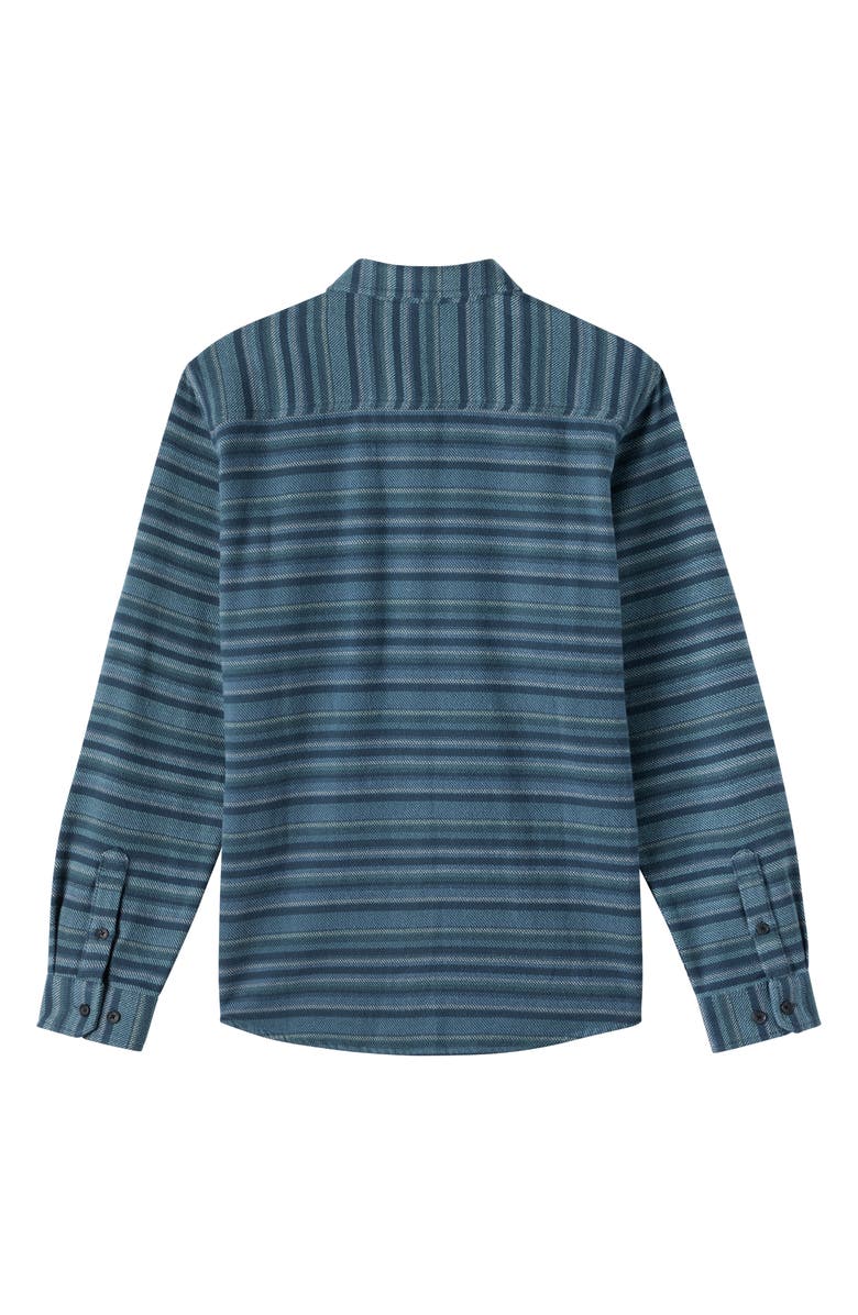 O'Neill Kids' Richmond Flannel Button-Up Shirt, Alternate, color, Citadel