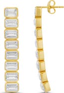 SHYMI Emerald Cut Drop Earrings
