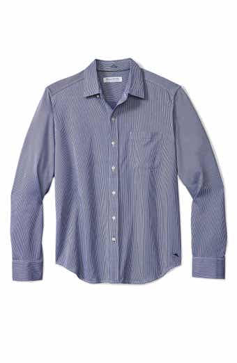 San Lucio Sol Stripe IslandZone® Cotton Blend Button-Up Shirt