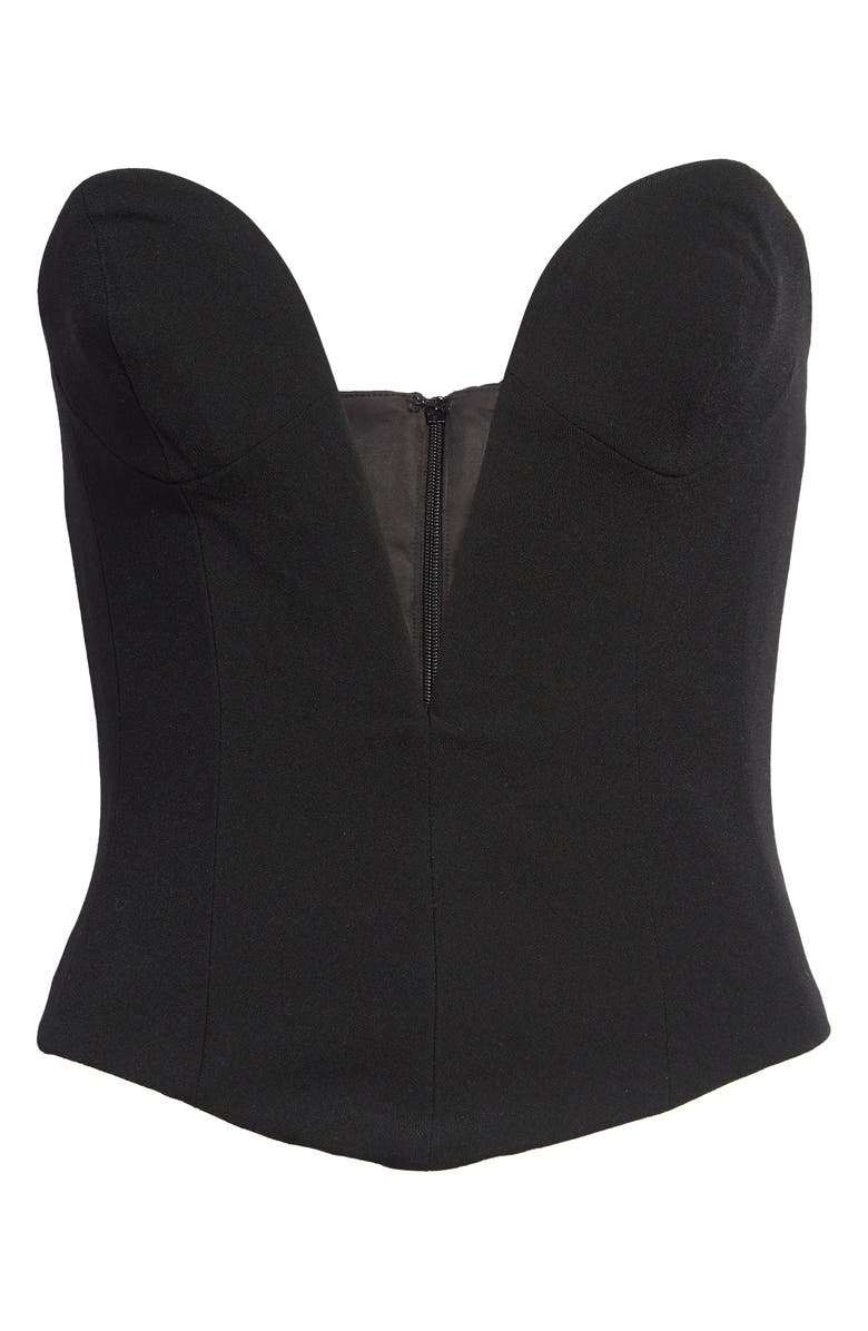 HOUSE OF CB Lydia Plunge Strapless Corset, Alternate, color, 