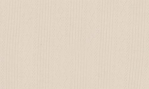 Maniere Manière Pointelle Cotton Blend Footie & Beanie Set In Neutral