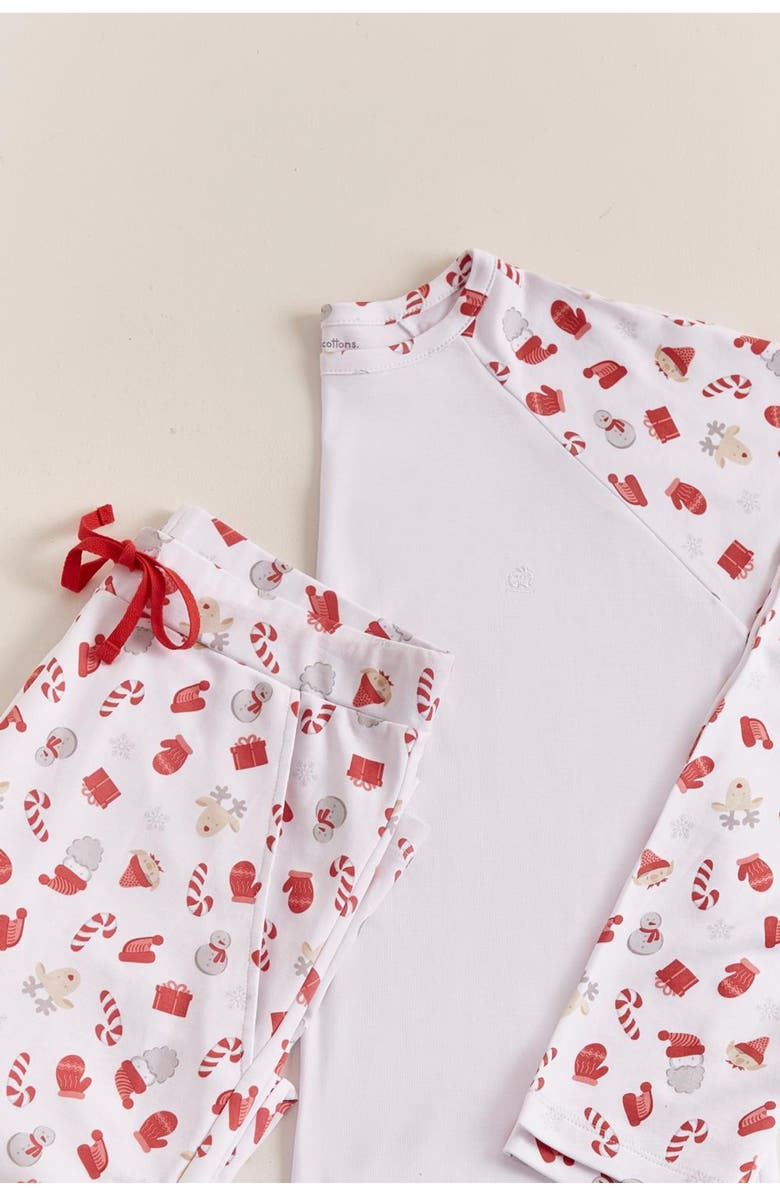 Babycottons Christmas Adult Long Pajamas for Adult, Alternate, color, 