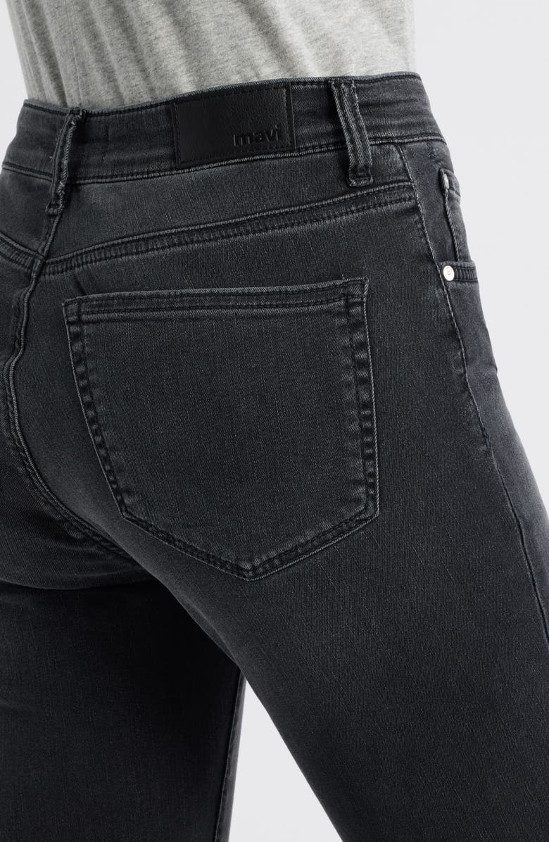 Mavi Jeans Kathleen High Waist Slim Jeans, Alternate, color, Smoke Brushed Feather Blue