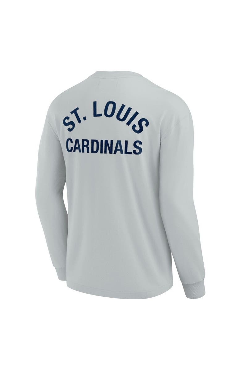 Fanatics Signature Unisex Fanatics Signature Gray St. Louis Cardinals Elements Super Soft Long Sleeve T-Shirt, Alternate, color, Gray