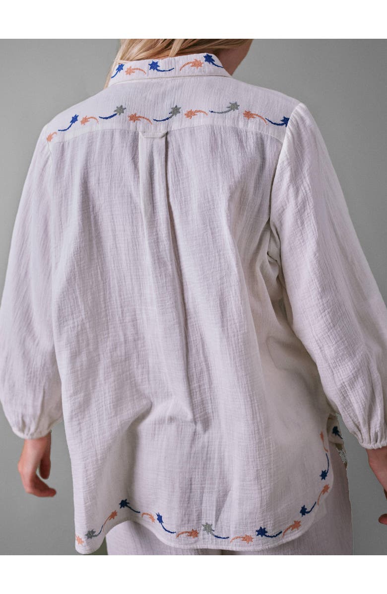 Cape Cove Celestrial Stella Blouse, Alternate, color, Ivory