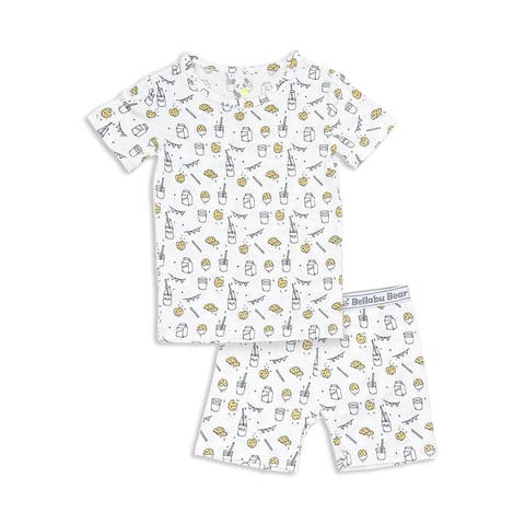 Milk & Cookies Kids 2-Piece Short Sleeve & Shorts Pajama Set (Toddler, Little Kid & Big Kid)