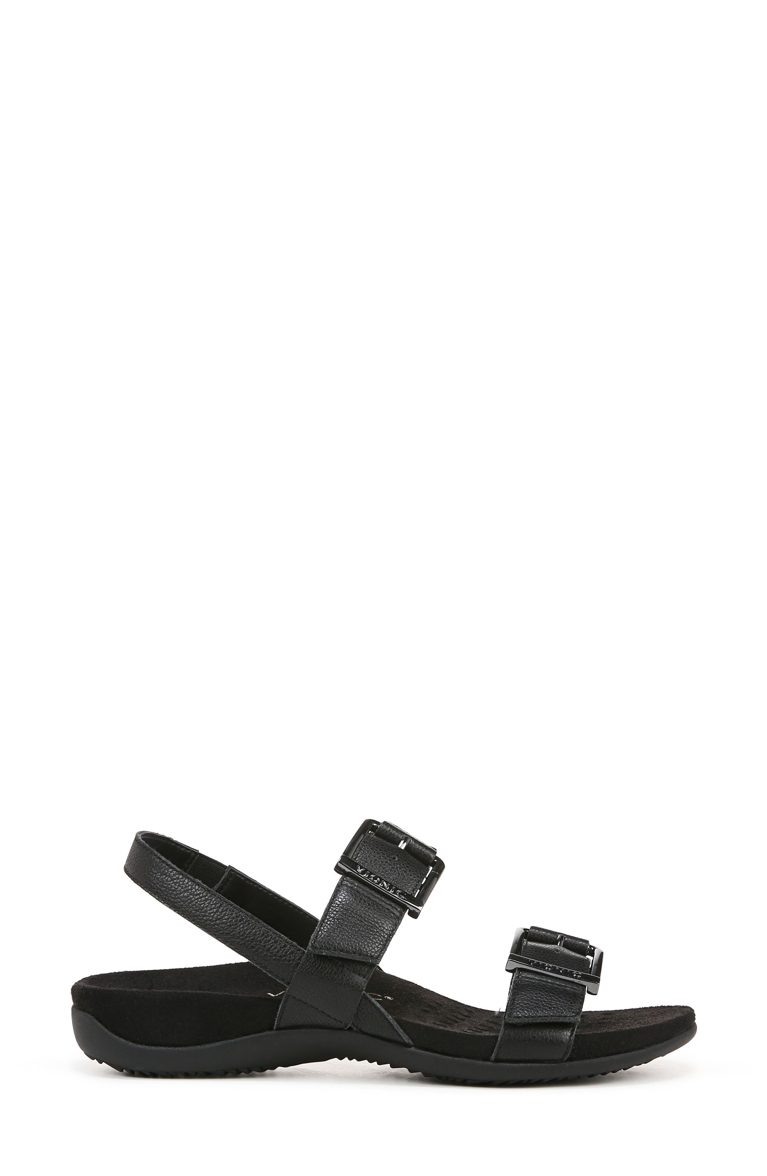 Vionic Reese Slingback Sandal, Alternate, color, Black