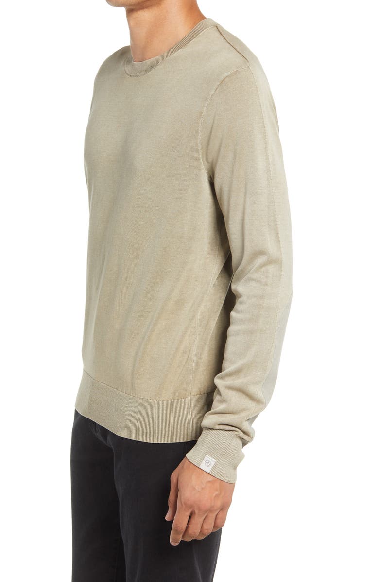 rag & bone Caleb Crewneck Sweater, Alternate, color, Sage