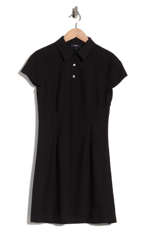 Cap Sleeve Polo Dress