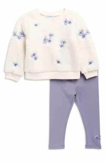 Splendid Floral Fleece Sweatshirt & Leggings Set