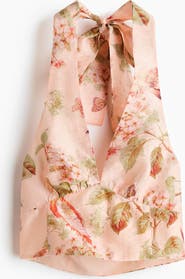 H&M Printed Halterneck Top