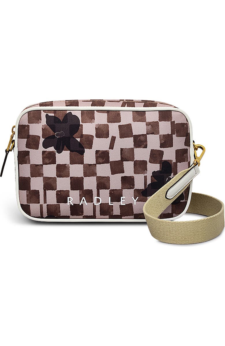 Radley Southwell Gardens Check Small Crossbody Bag, Main, color, Stone