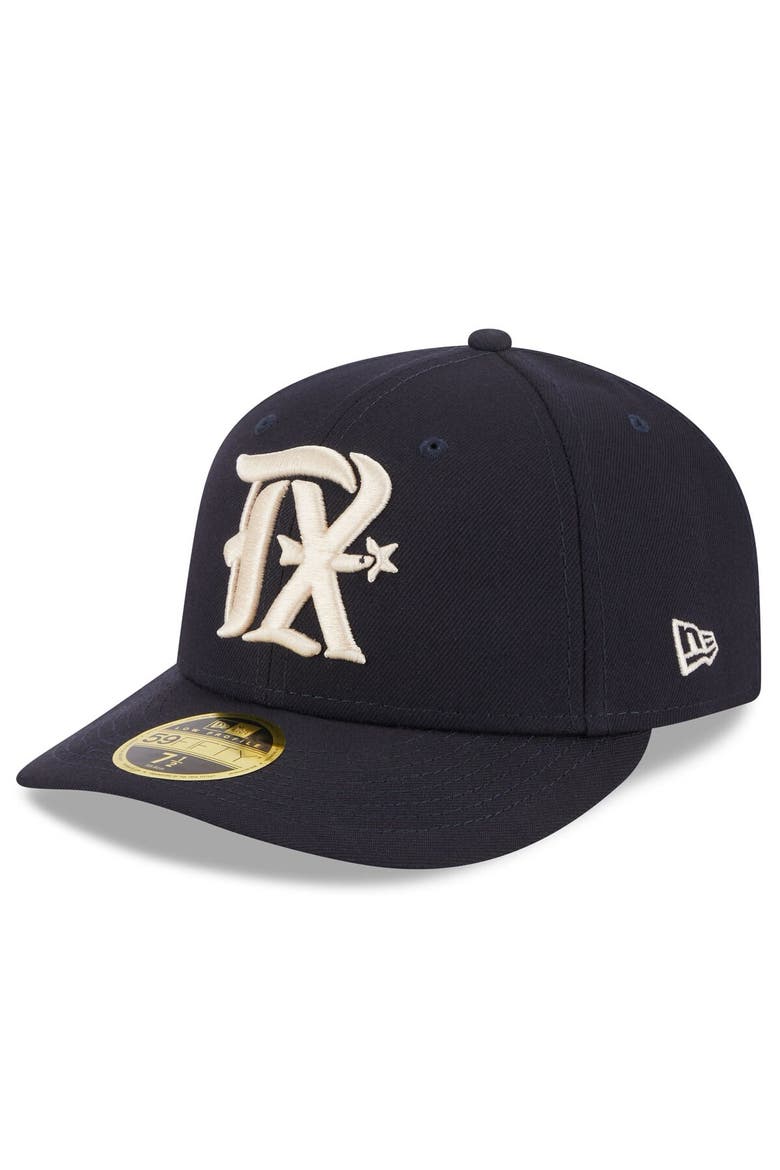 Men's New Era  Navy Texas Rangers 2023 City Connect Low Profile 59FIFTY Fitted Hat, Alternate, color, Navy