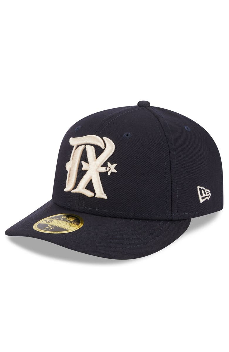 New Era Men's New Era Navy Texas Rangers 2023 City Connect Low Profile 59FIFTY Fitted Hat, Alternate, color,