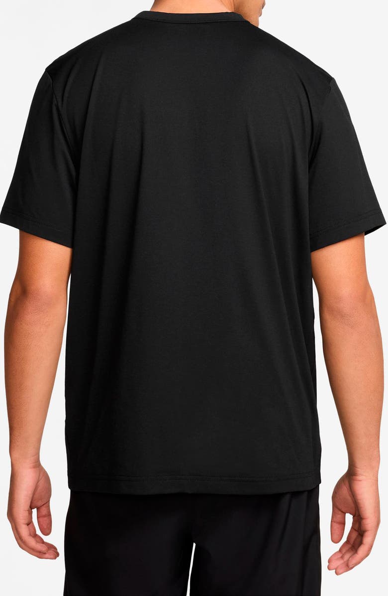Nike Dri-FIT UV Hyverse Graphic T-Shirt, Alternate, color, Black/ White