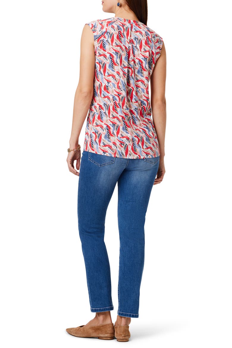 Coral Waves Tank Top, Alternate, color, NEUTRAL MULTI