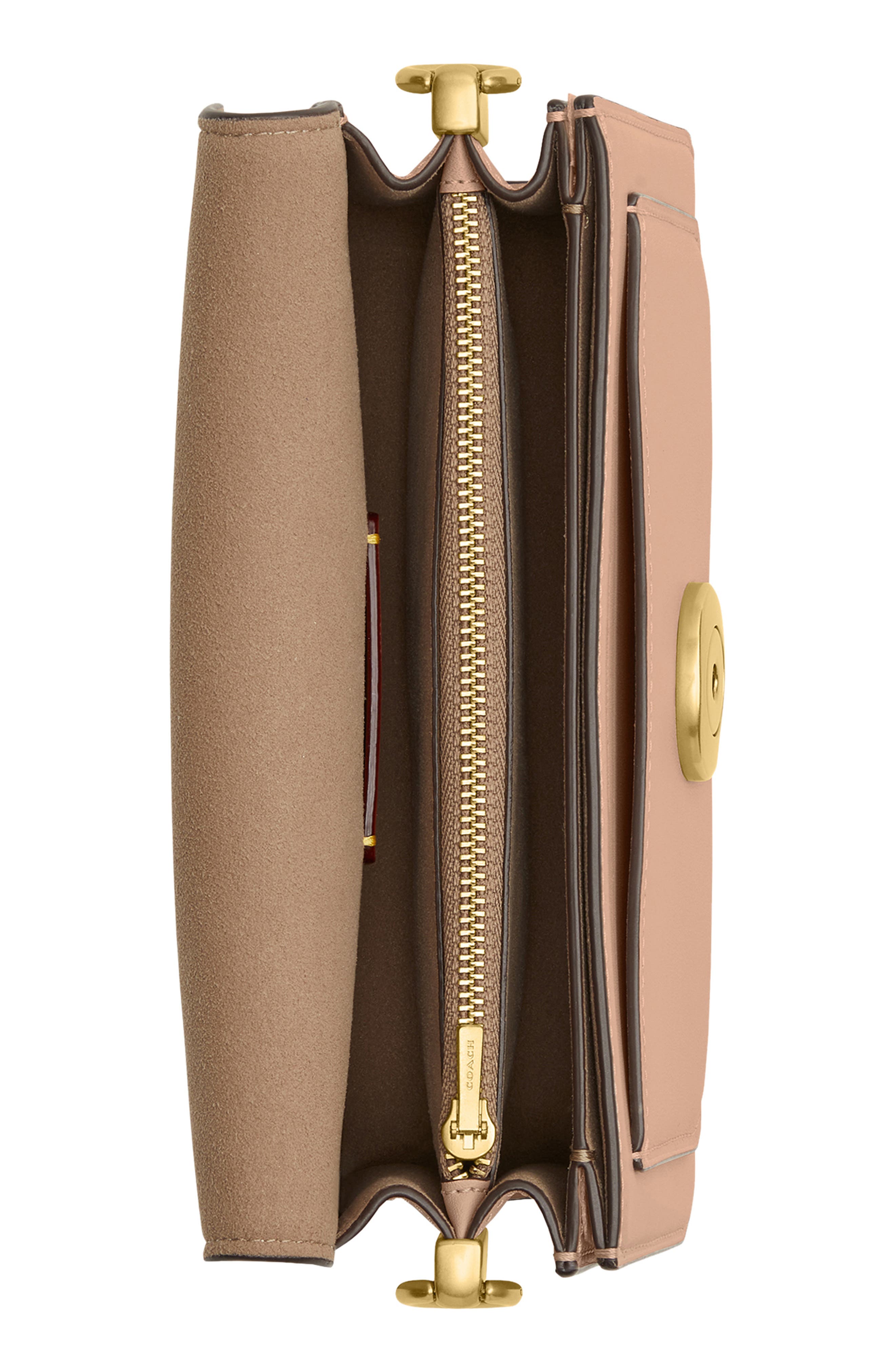 COACH Tabby 20 Glovetanned Leather Shoulder Bag, Alternate, color, Pink Cream