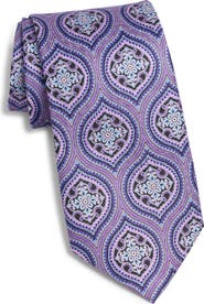Nordstrom Moroccan Tile Print Silk Tie