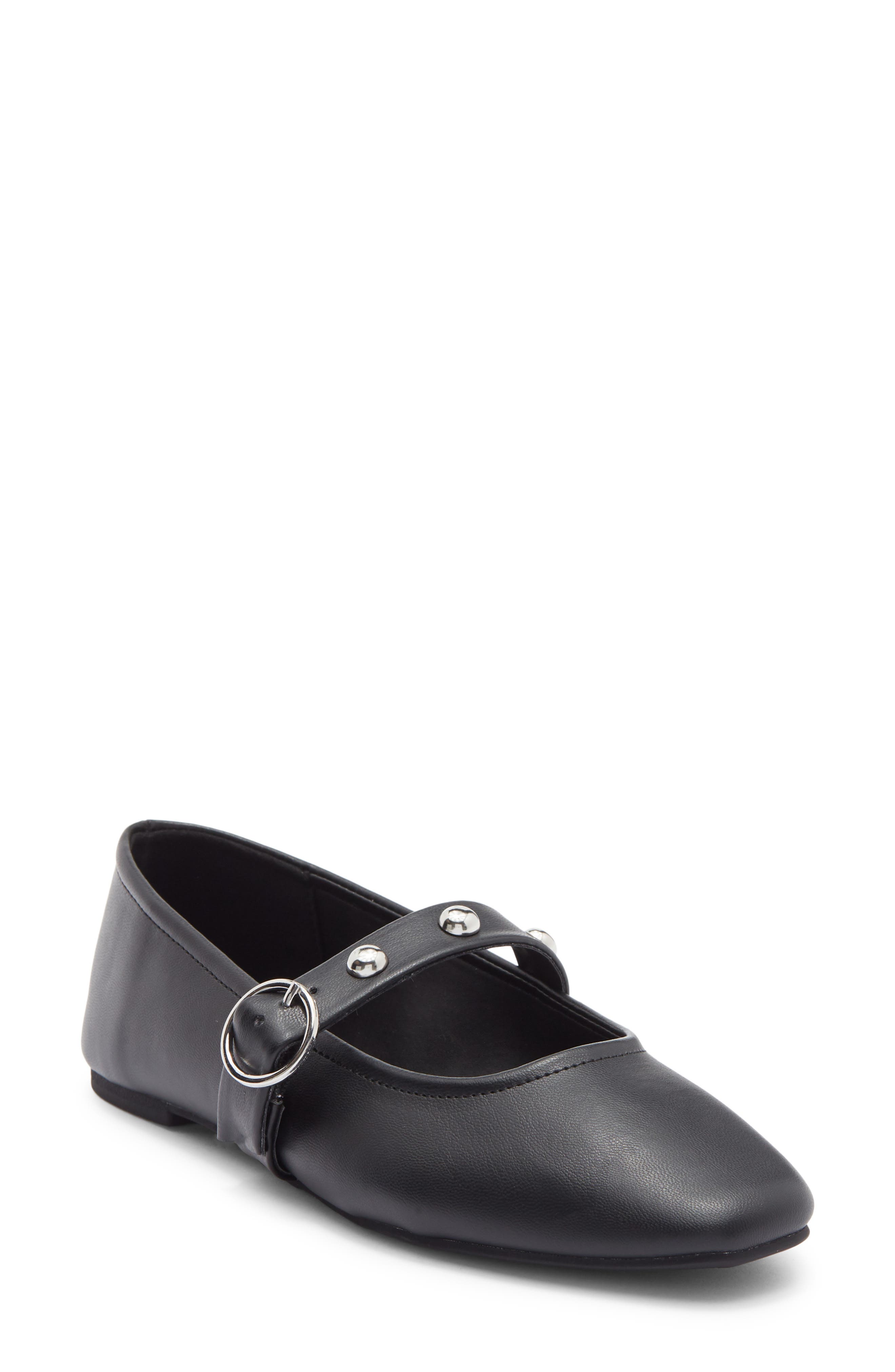 Reaction Kenneth Cole Maxi Studded Mary Jane Flat