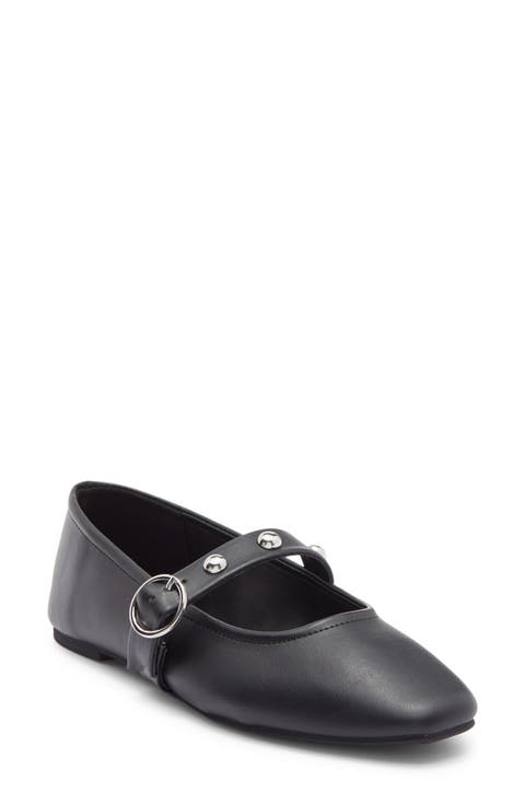 Maxi Studded Mary Jane Flat (Women)