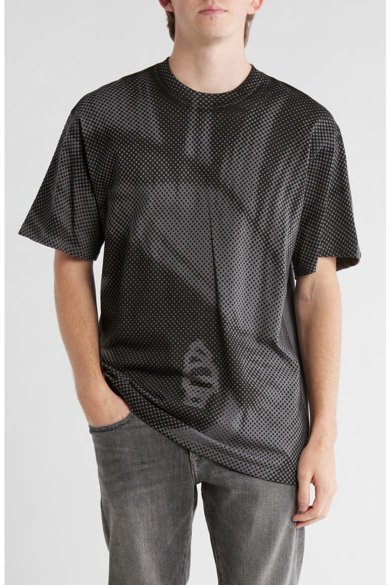 These Eyes Oversize Graphic T-Shirt, Main, color, CASTLE ROCK