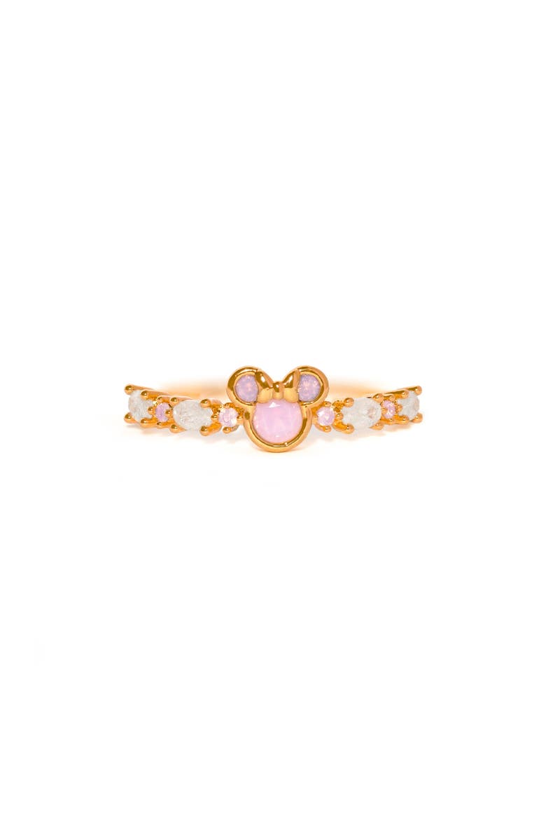 Kids' Disney® Minnie Mouse Cubic Zirconia Ring, Main, color, GOLD