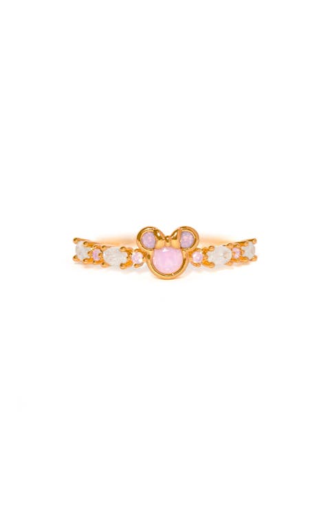 Kids' Disney® Minnie Mouse Cubic Zirconia Ring