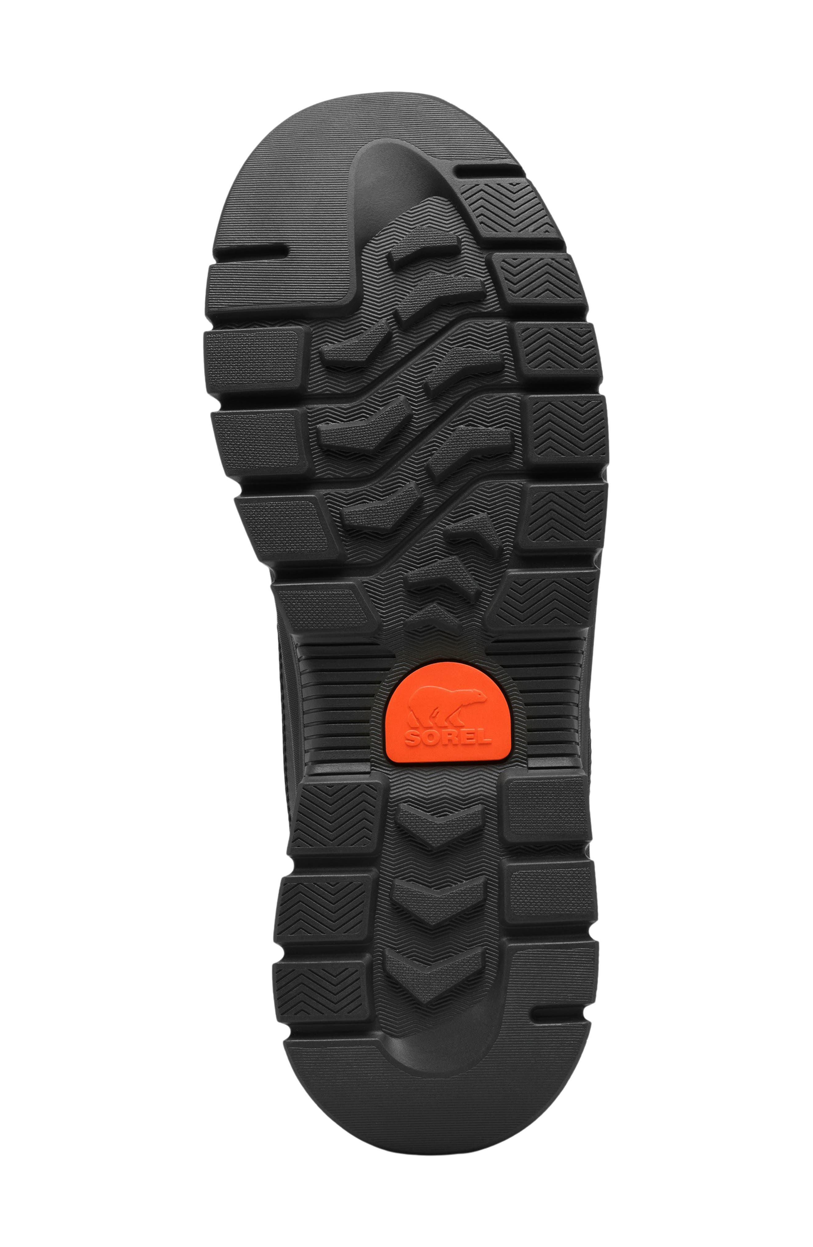 SOREL Outing NW<sup
™</sup
 Mid Waterproof Sneaker, Alternate, color, Black/ Black