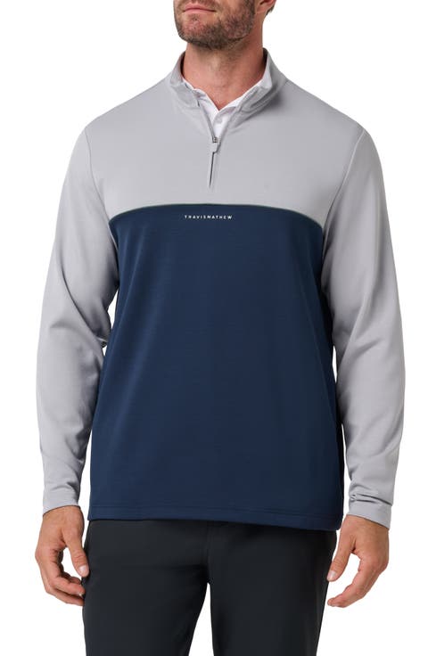 Fibercloud Colorblocked Quarter Zip Pullover