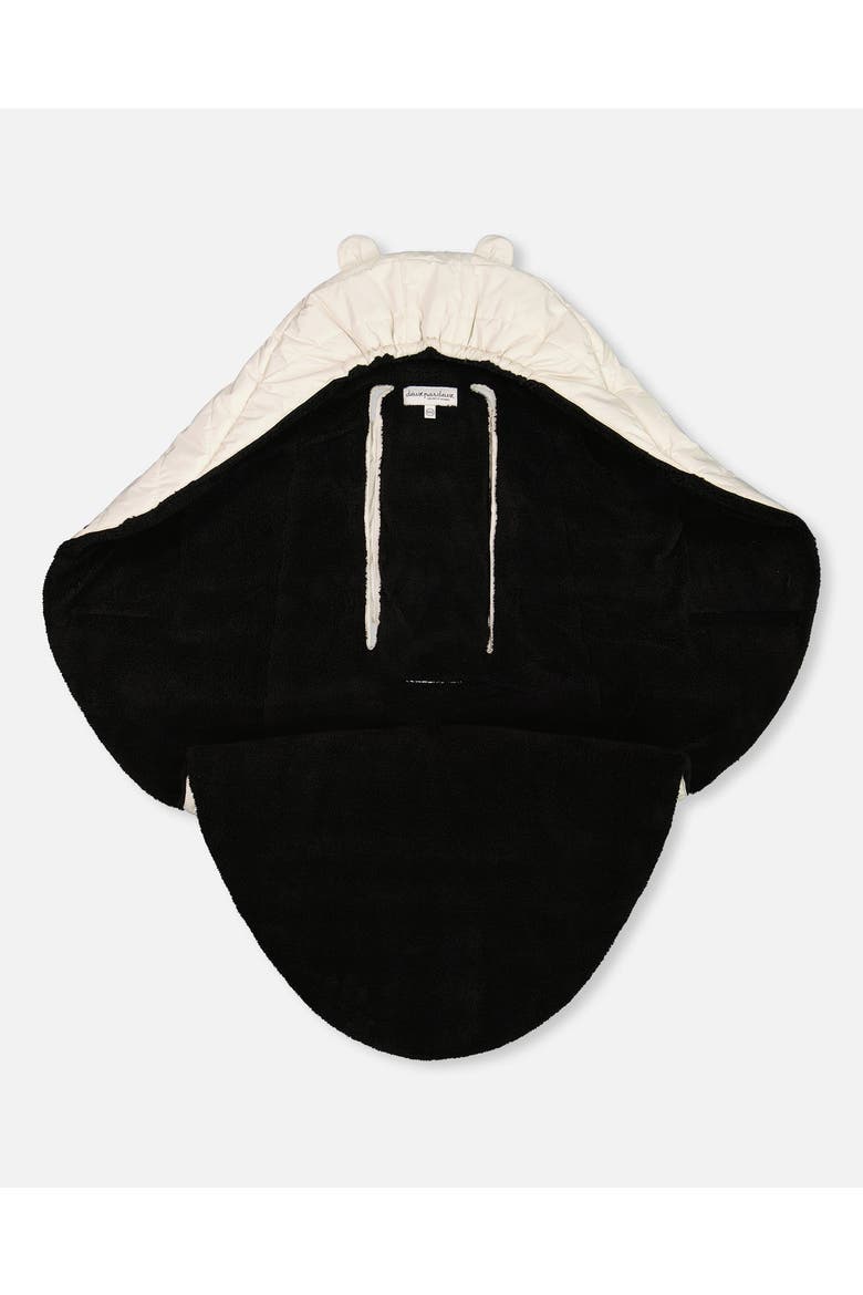 Gender Inclusive Snugly Wrap Designed for Car Seat and Stroller, Alternate, color, White Asparagus