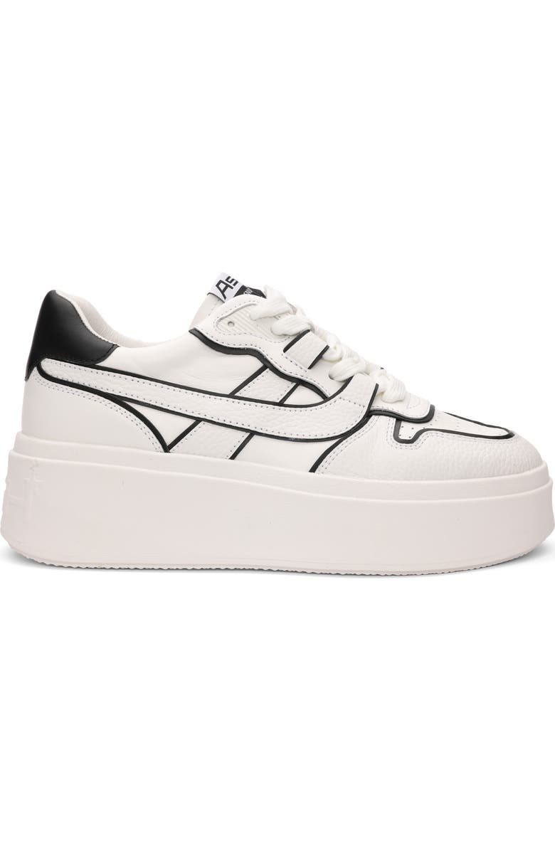 Ash Match Platform Sneaker, Alternate, color, White/ Black