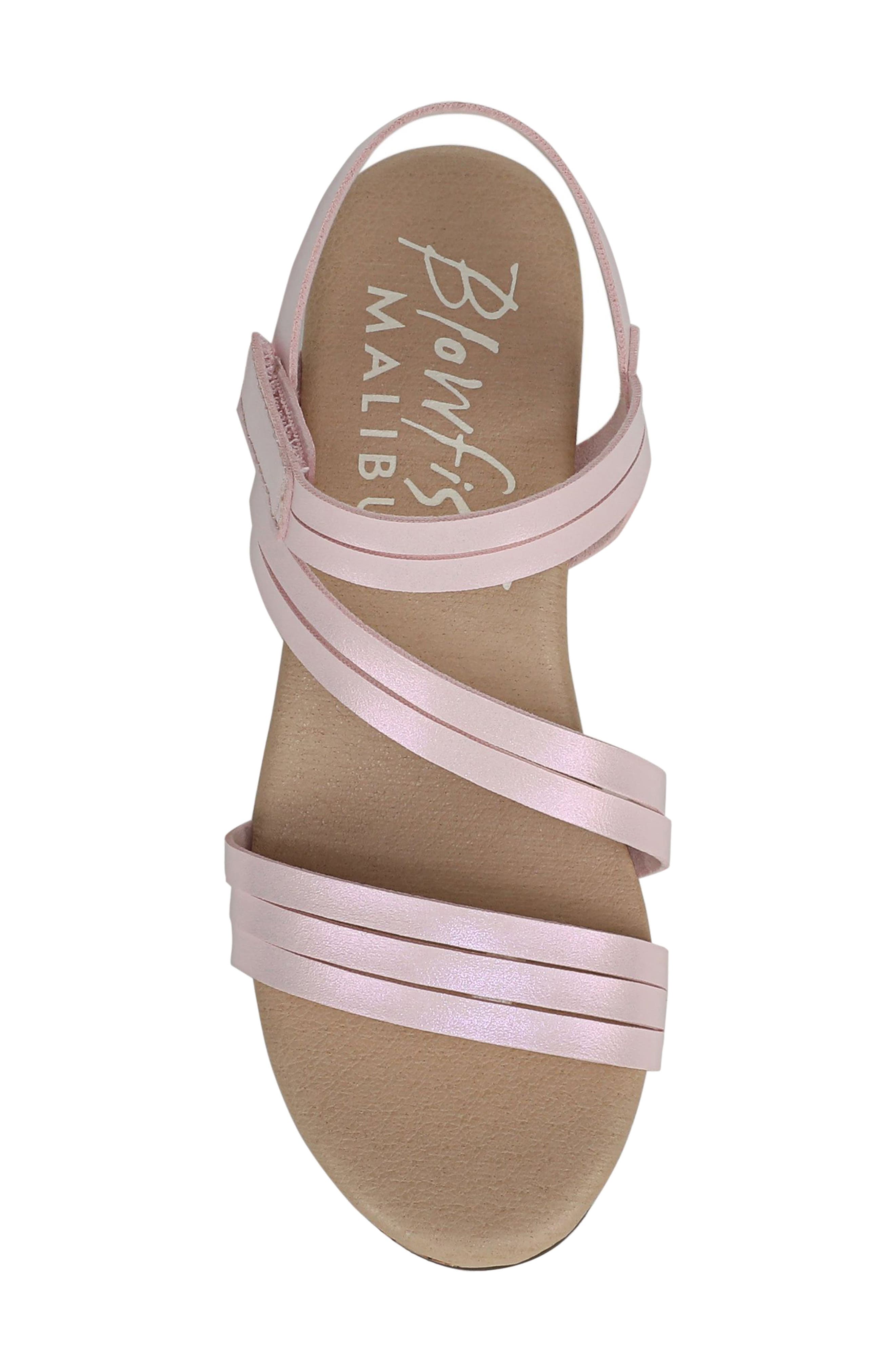 Blowfish Malibu Kids' Lemonade-K Wedge Sandal, Alternate, color, Pink Dragon