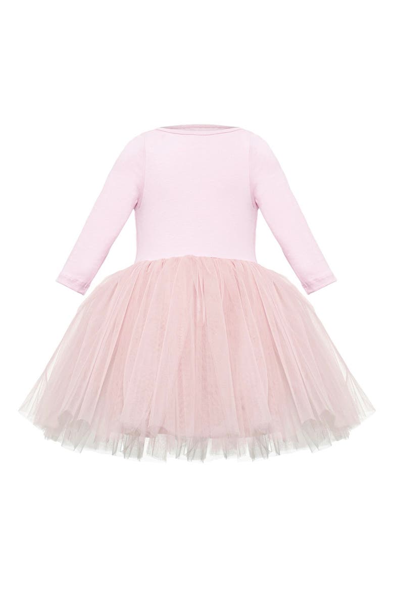 Pixie Tulle Dress Set, Alternate, color, Pink Sparkle