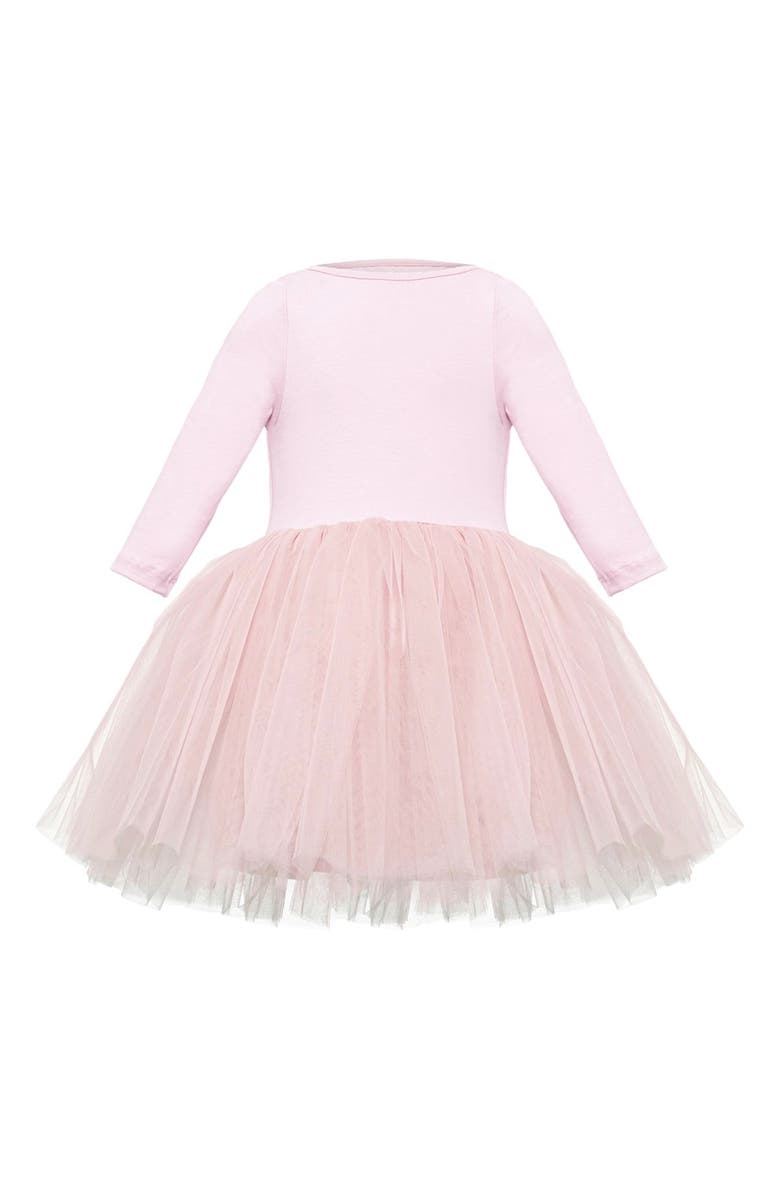 Mini Celebrities Pixie Tulle Dress Set, Alternate, color, Pink Sparkle