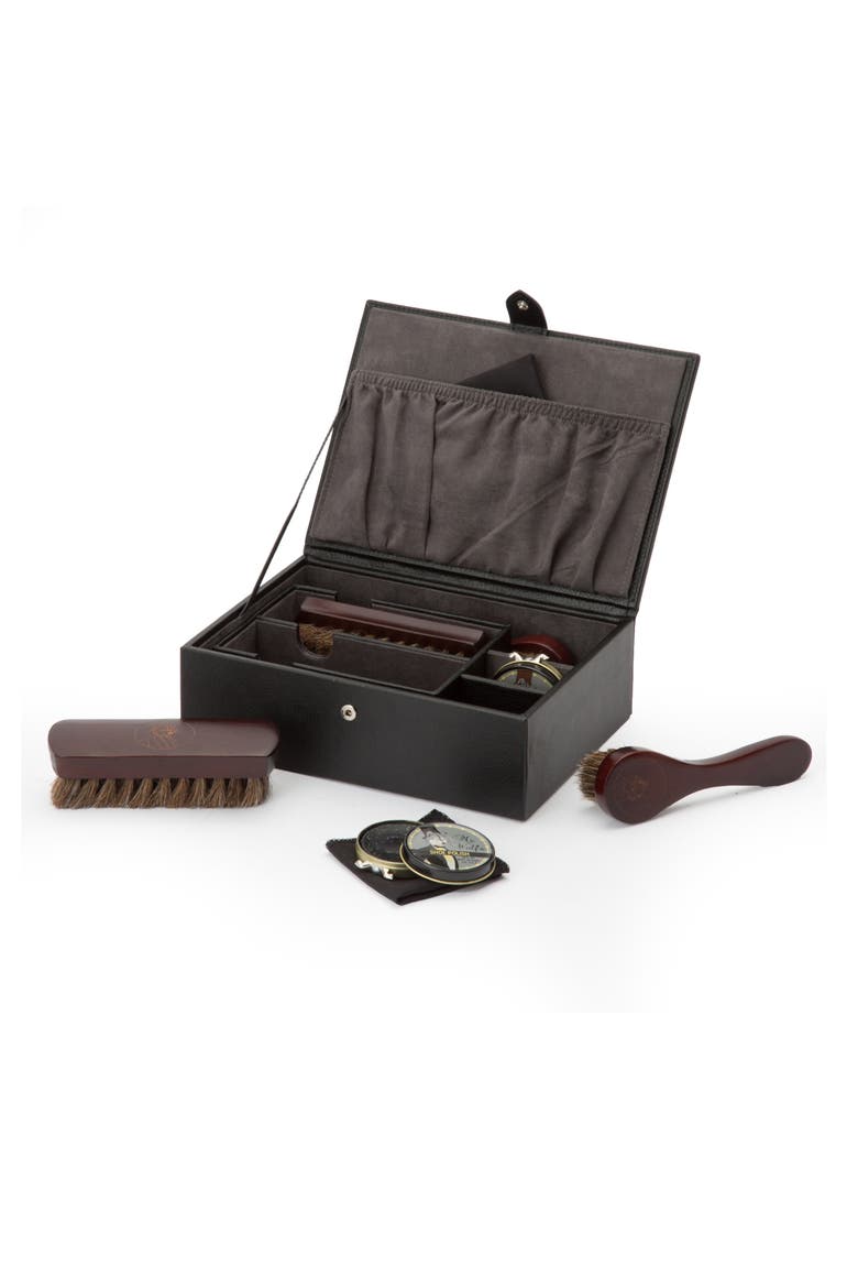 Blake Shoe Shine Kit, Alternate, color, BLACK