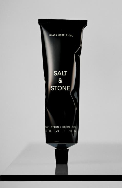 Salt & Stone Body Lotion In Black Rose & Oud