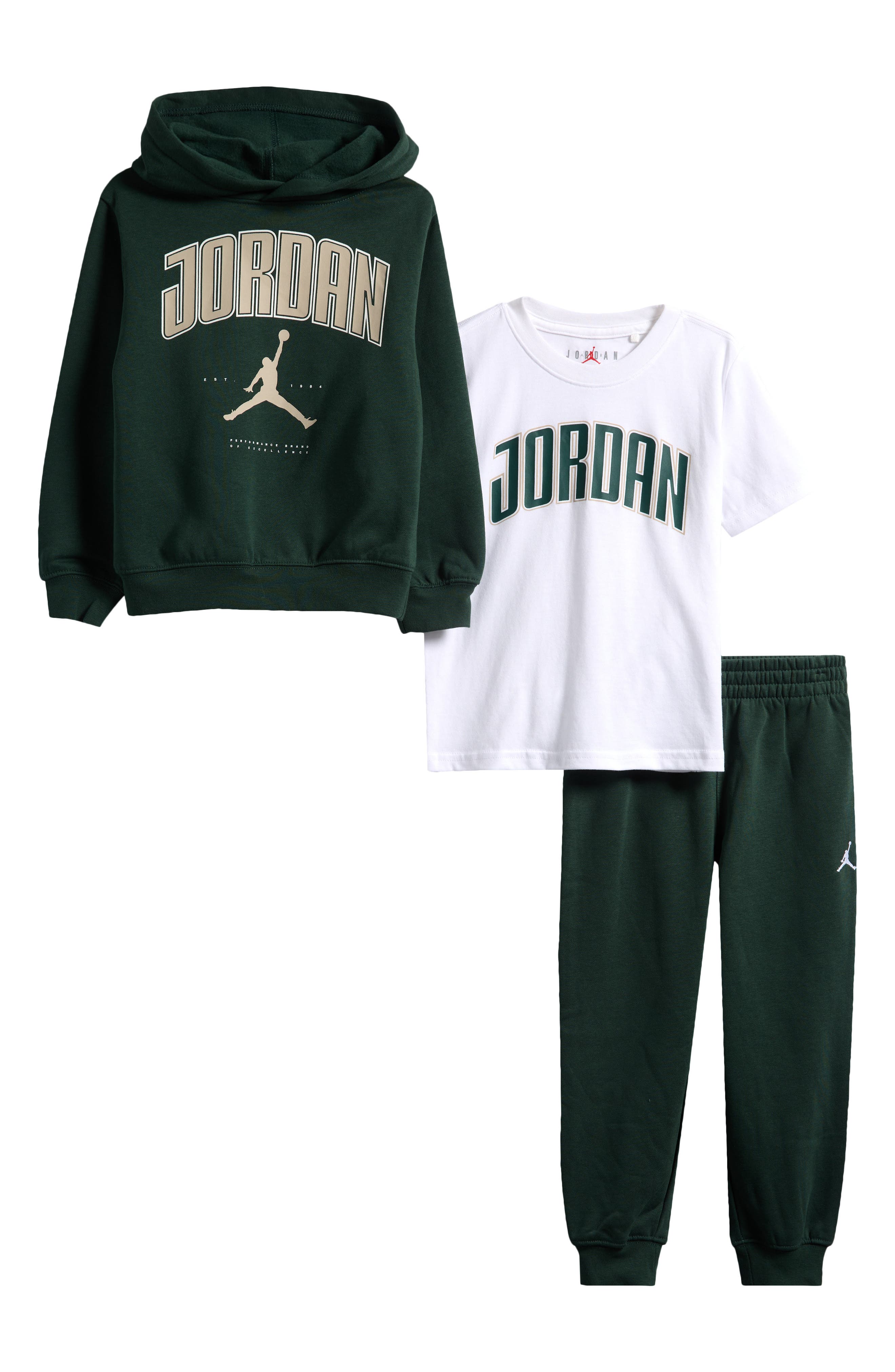 Kids' 88 City 3-Piece Pullover Hoodie, T-Shirt & Joggers Set