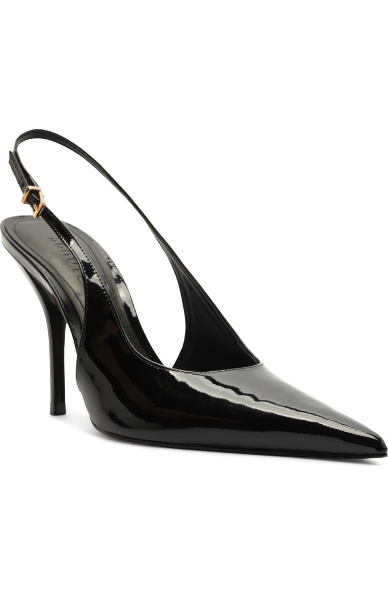 Schutz Liora Slingback Pointed Toe Pump, Main, color, Black