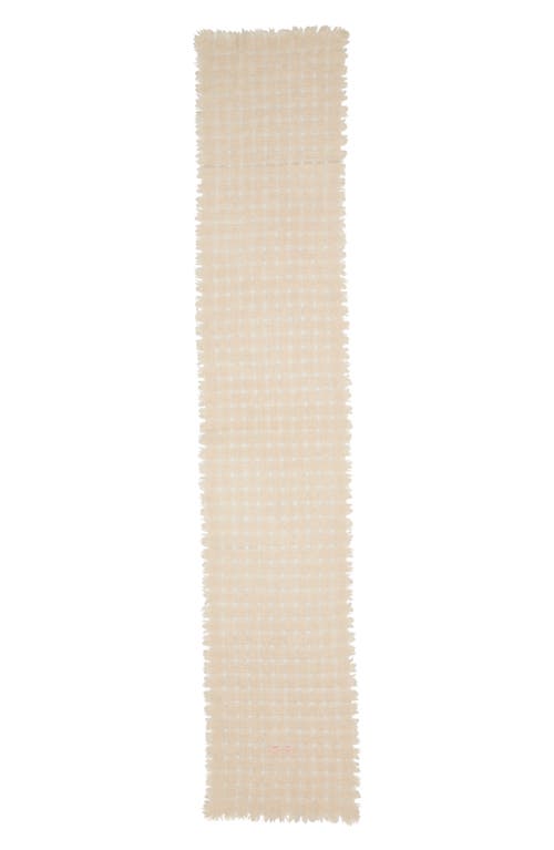 Lost Pattern Pixie Cashmere Scarf In Neutral
